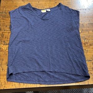 C&C California Blue Sleeveless Muscle Tee Relaxed Fit